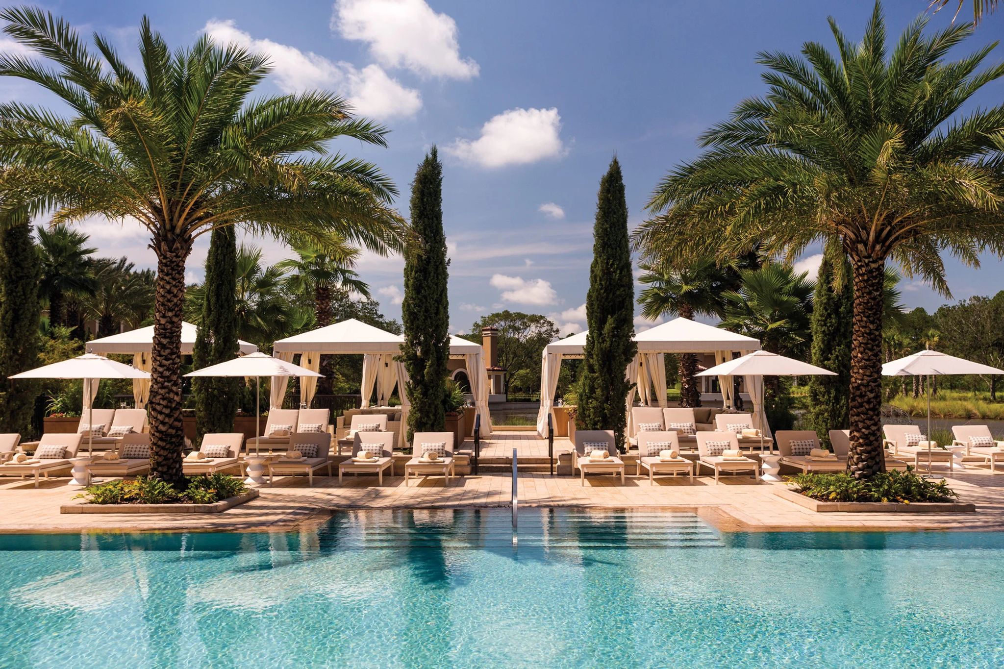 piscina para adultos - piscina de luxo - piscina externa - four seasons resort orlando