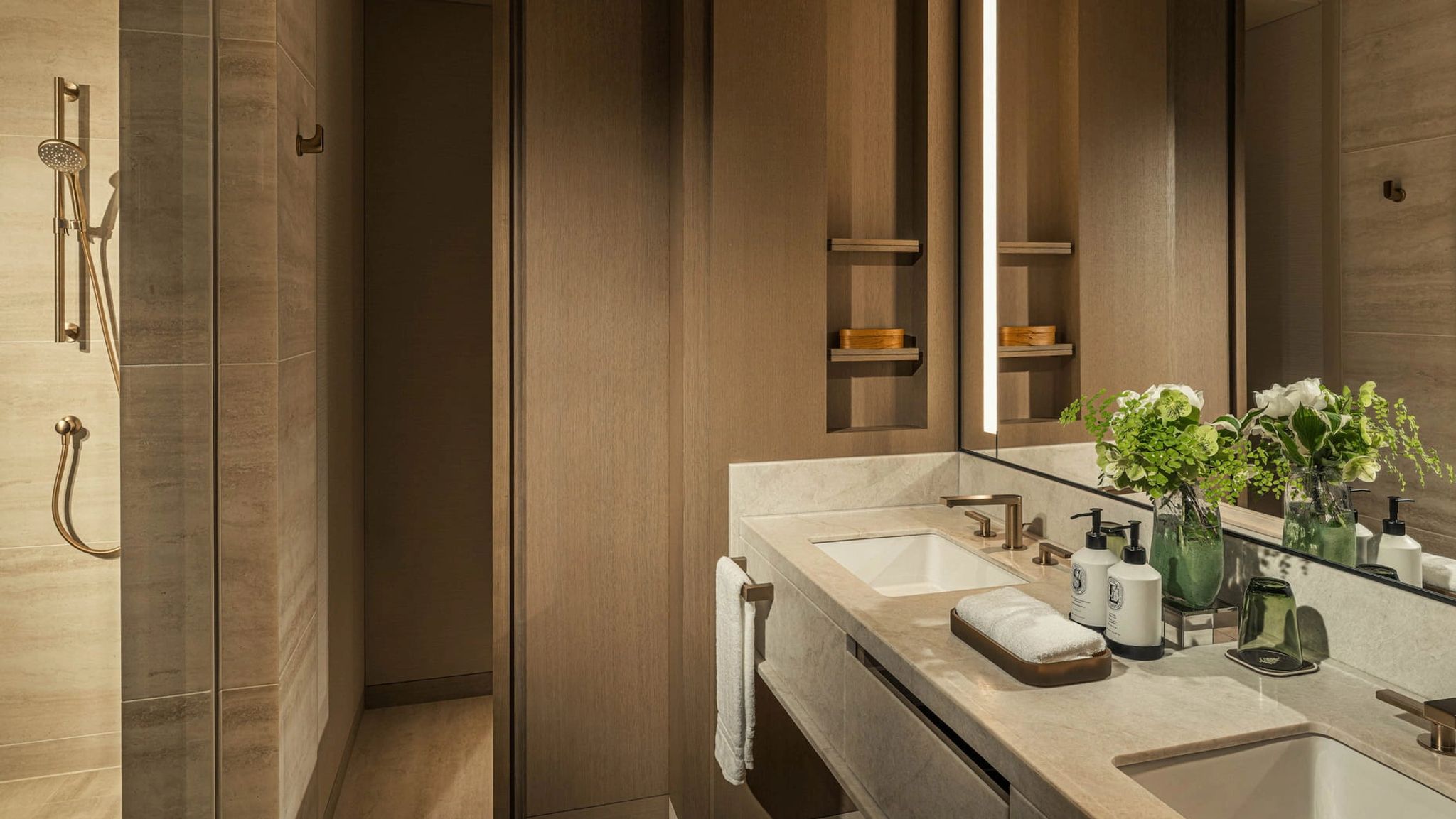 Eki banheiro marmore - design contemporaneo - ambiente sofisticado