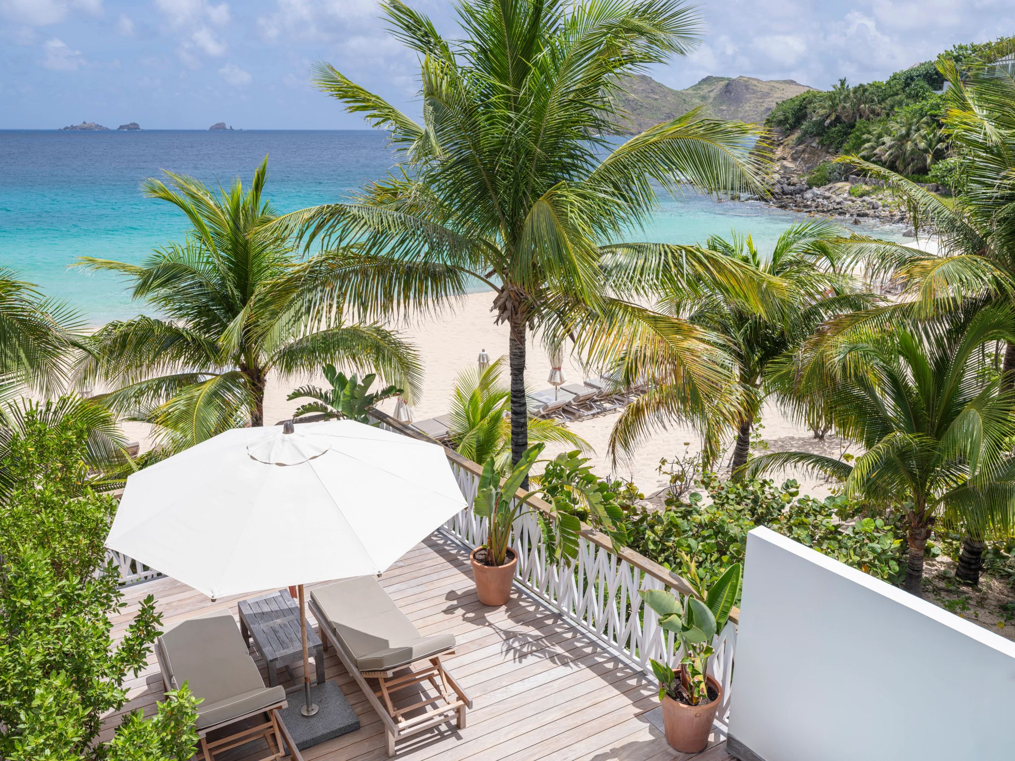 Two Bedroom Beach House terraço privativo - casa beira mar – verao no caribe - paisagem natural