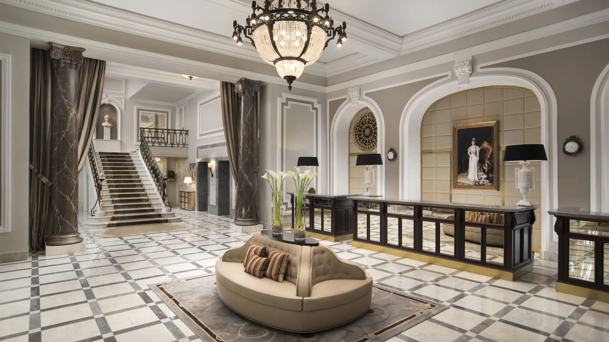 entrada do hotel - entrada do hotel - decoraçao classica