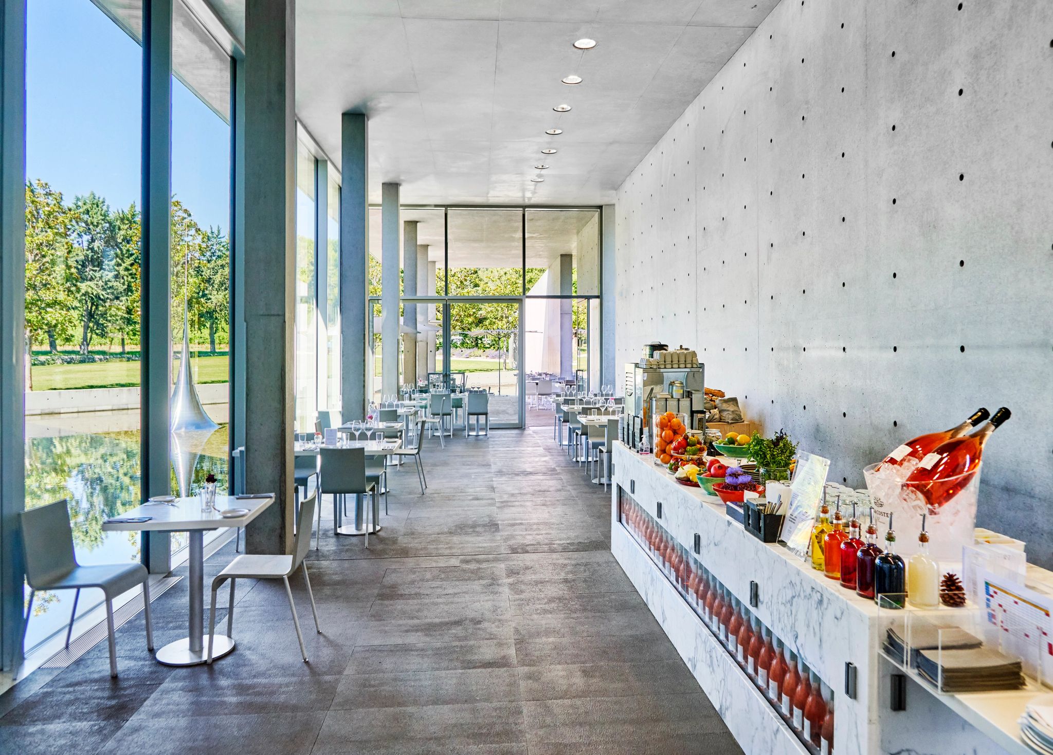 Restaurante Tadao Ando almoço com vista – restaurante moderno – restaurante gourmet - area gourmet