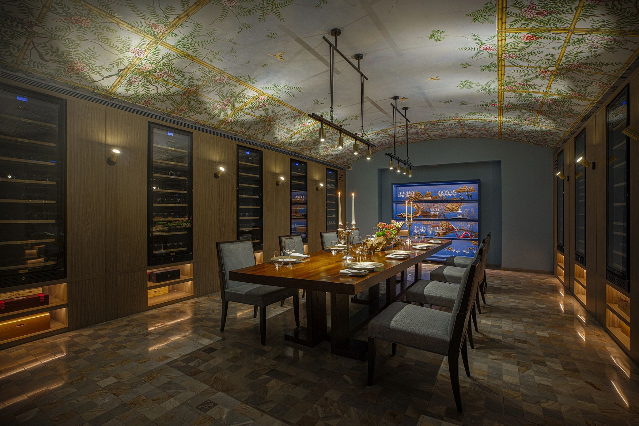 adega de vinhos – restaurante de luxo – jantar privativo