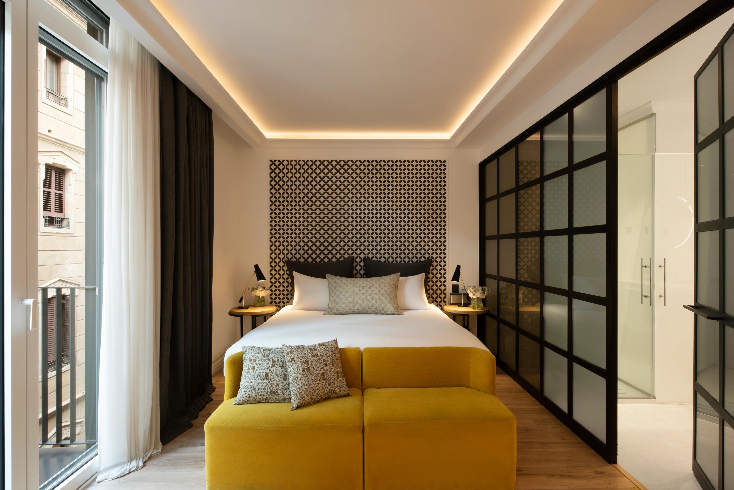 quarto com varanda - quarto de hotel - cama king