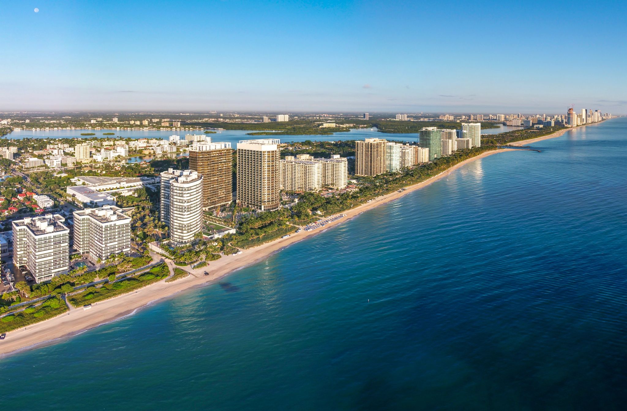 vista aerea - praias de miami - hotel beira mar - hotel frente mar