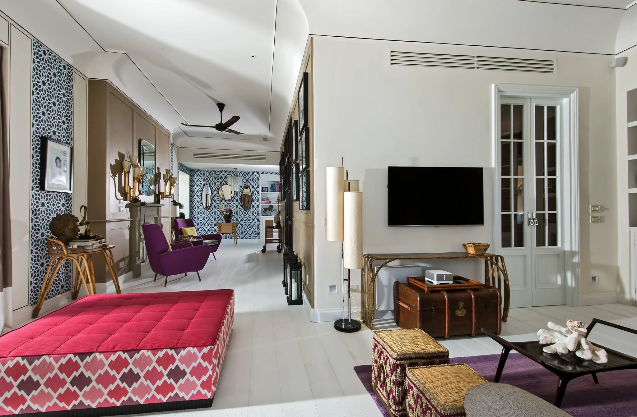 Bellevue Suite Sea and City View area de estar - decoraçao moderna – moveis rusticos