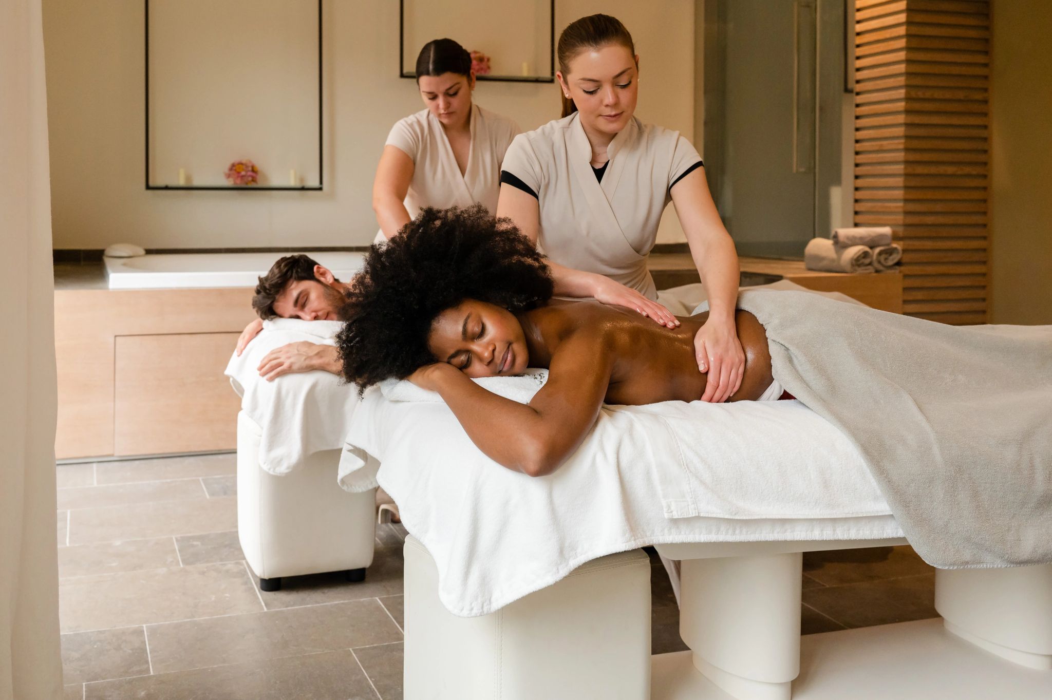 Spa do Coquillade Provence massagem relaxante – tratamentos de spa – massagem em casal - spa 5 estrelas