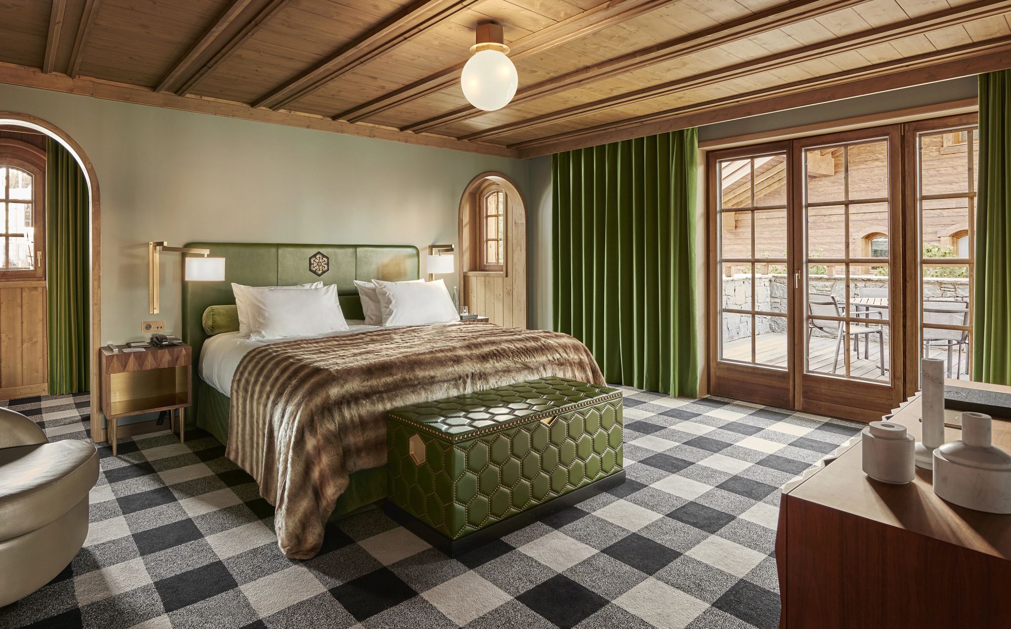 Prestige Suite suite com varanda - varanda privativa - suite vista courchevel