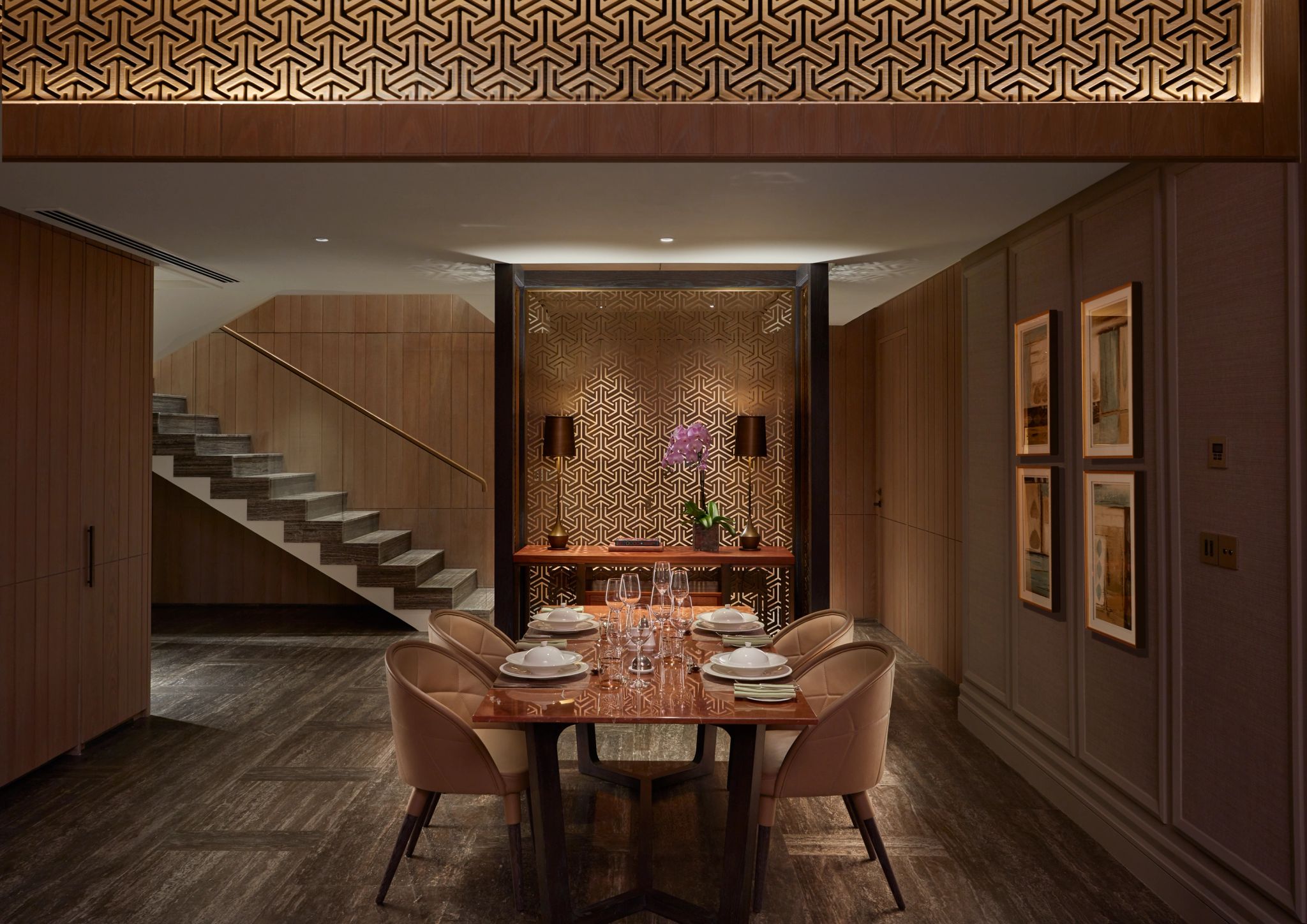 Two Bedroom Sea View Suite sala de jantar - decoraçao moderna – design de luxo - area gourmet - jantar proivativo