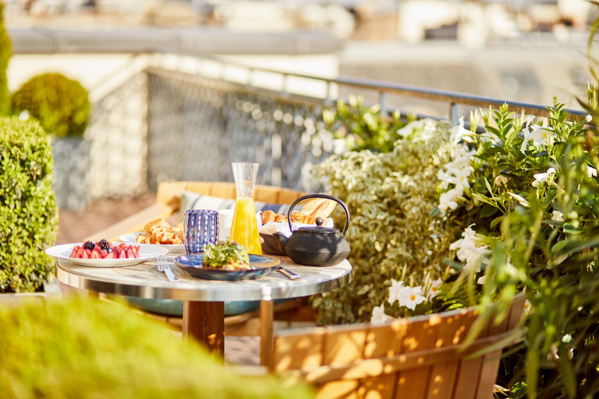 Presidential Suite cafe da manha privativo - suite presidencial - terraço privativo