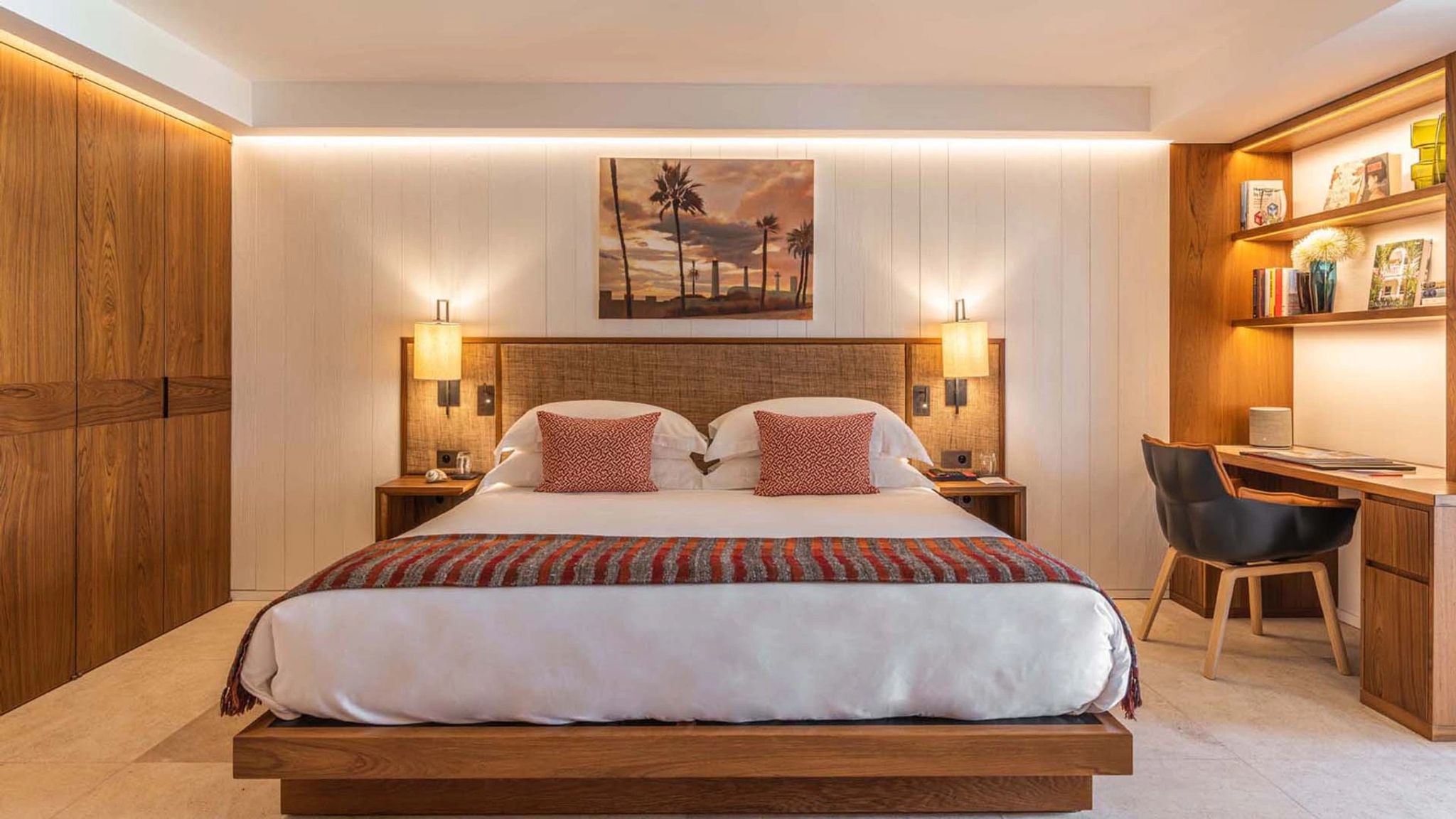 Acomodação Plantation cama king – design de luxo – quarto 5 estrelas