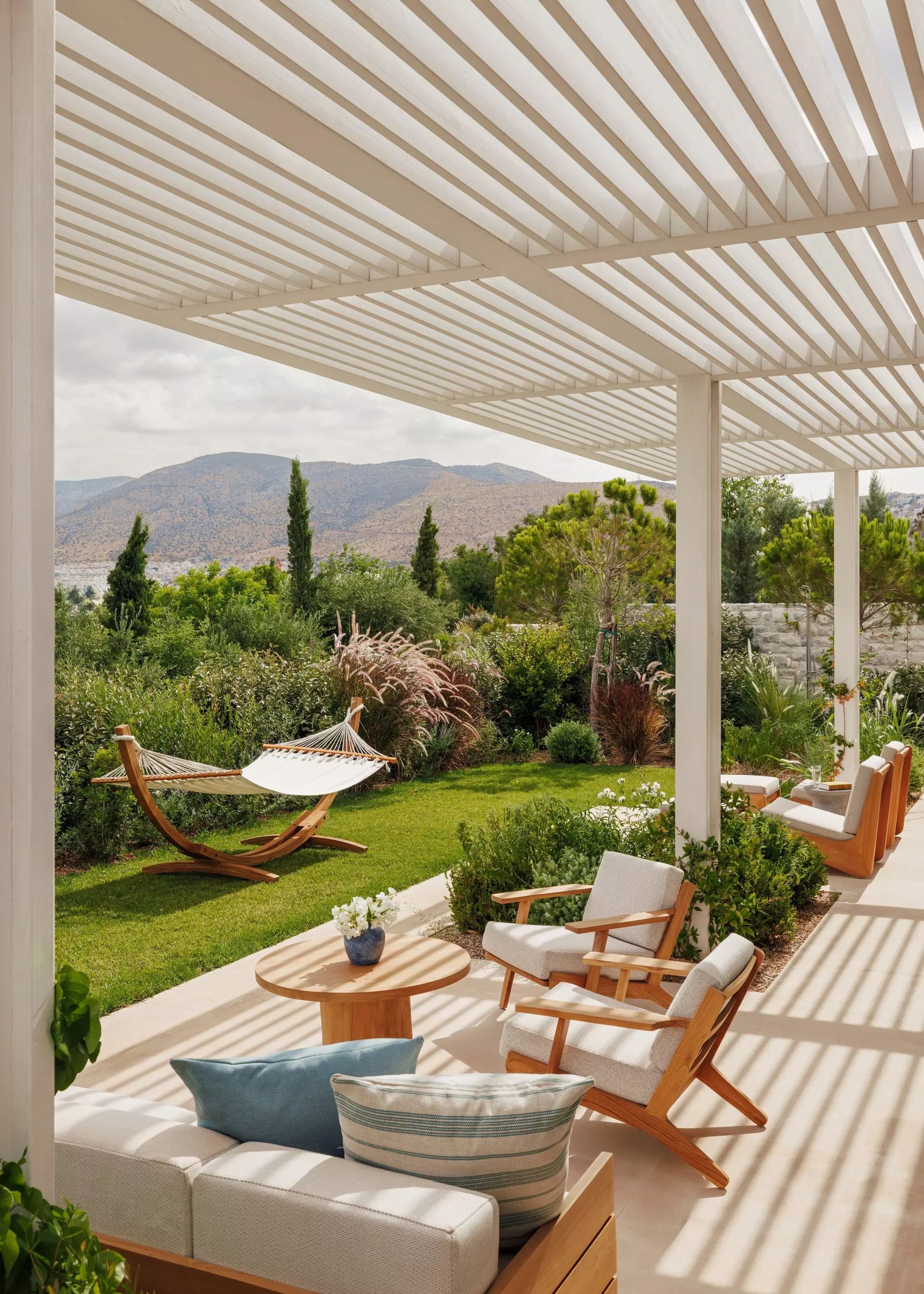 Three-Bedroom Private Villa sala de estar - ambiente integrado - design contemporaneo