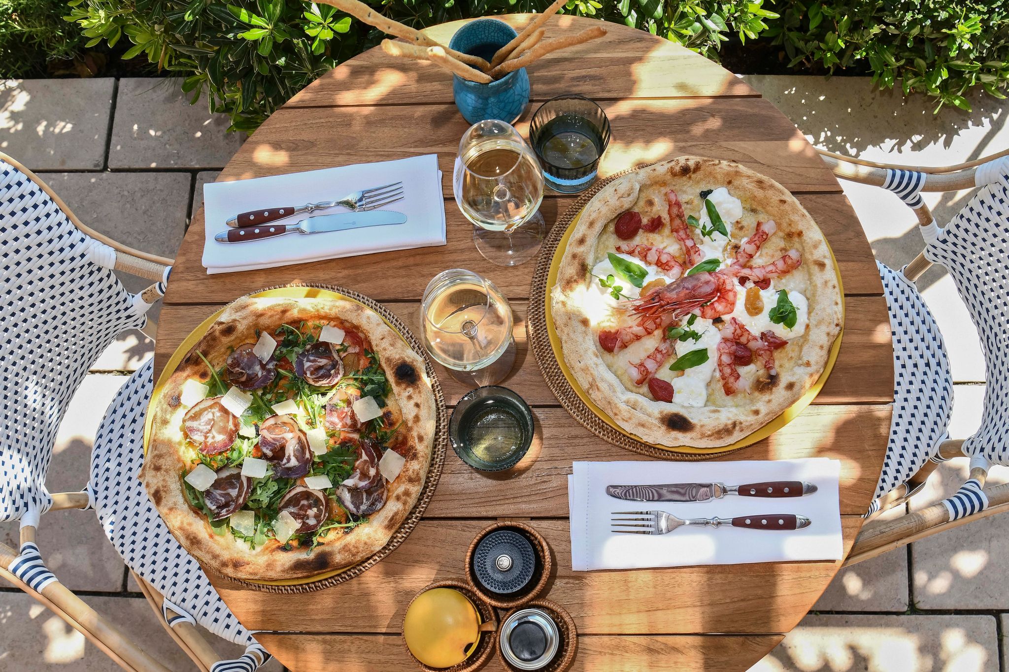 Restaurante Cipressa pizza napolitana - pizza gourmet - comida italiana - pratos gourmet - almoço no terraço