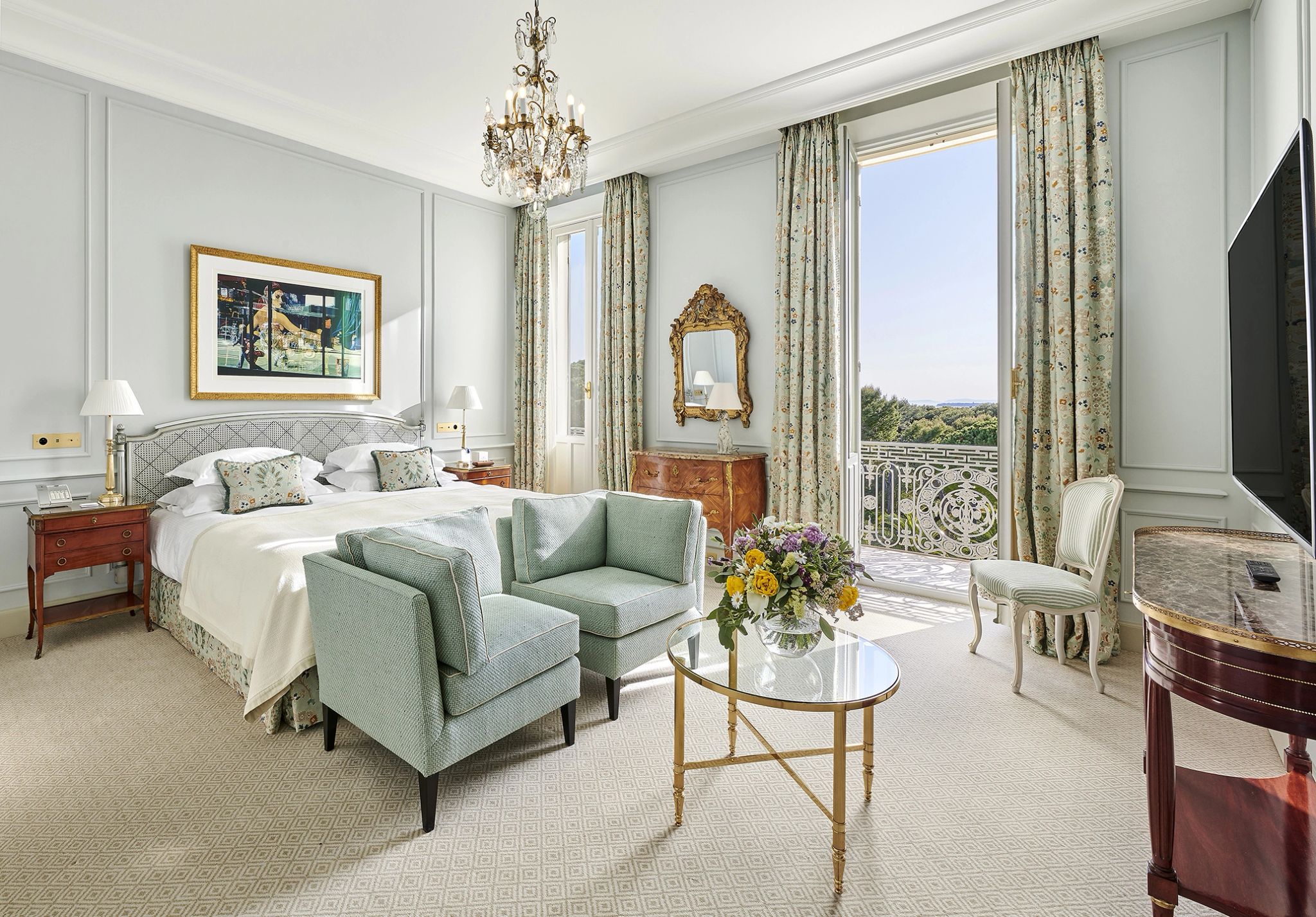 Deluxe One Bedroom Suite decoraçao classica - suite com vista - suite de luxo