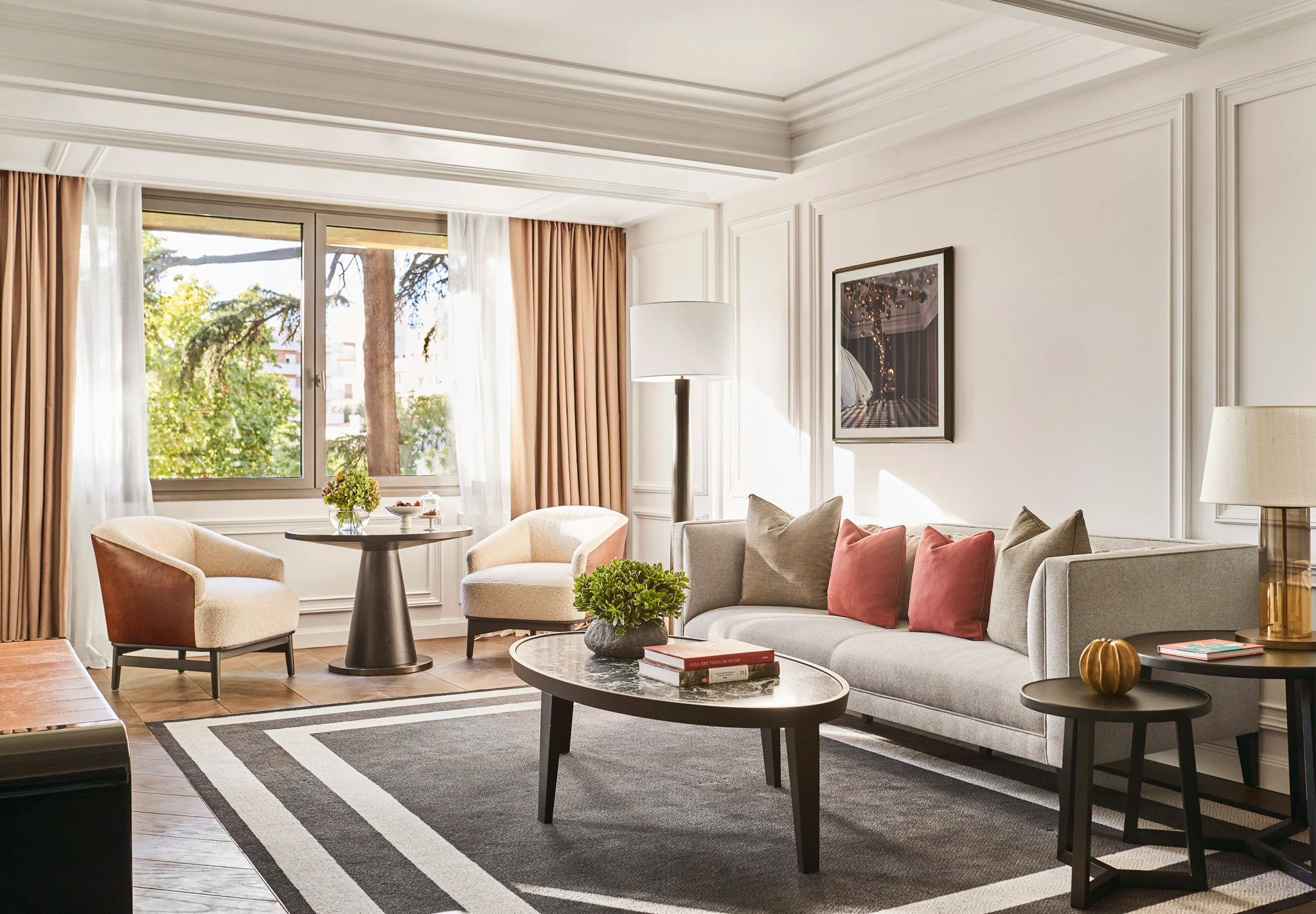 sala de estar de hotel - suite de luxo