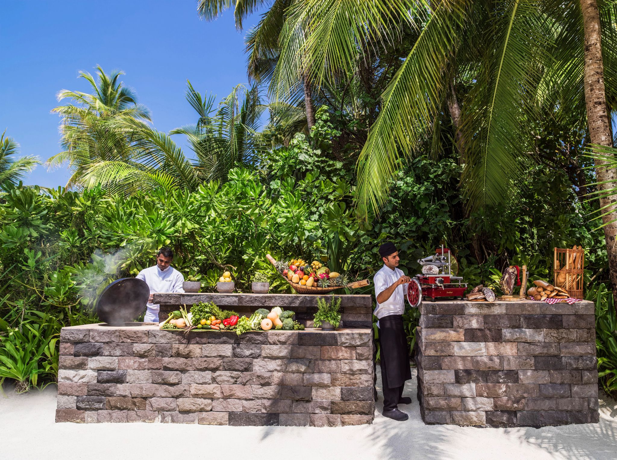Grand Beach Villa Pool area gourmet - almoço ao ar livre - chef particular