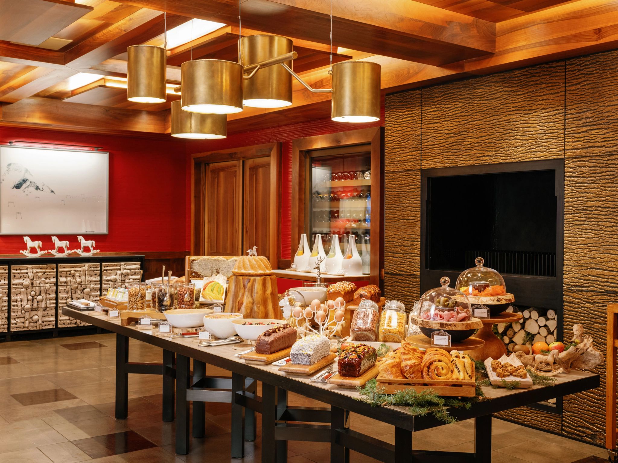 Restaurante Le Grill Alpin cafe da manha – cafe da manha de hotel