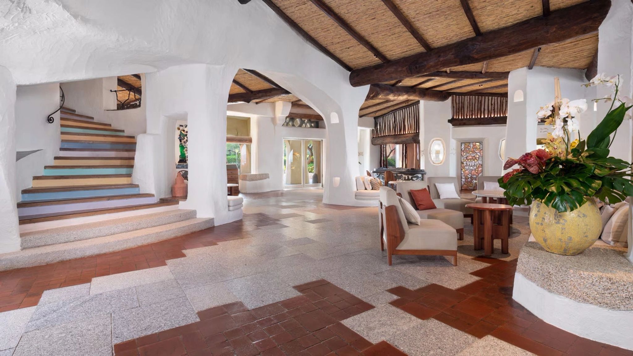 Lobby do hotel arquitetura classica - lobby de hotel - areas comuns hotel