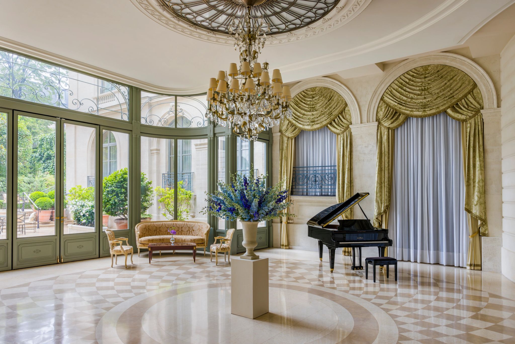 Ritz Paris lobby hotel - lobby luxuoso - decoracao classica