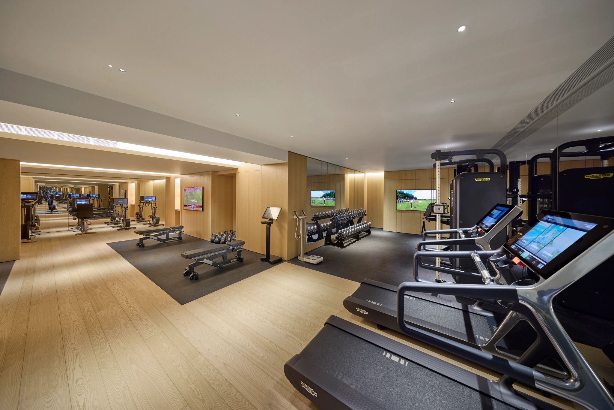 academia de luxo - espaço fitness – academia hotel - equipamentos technogym