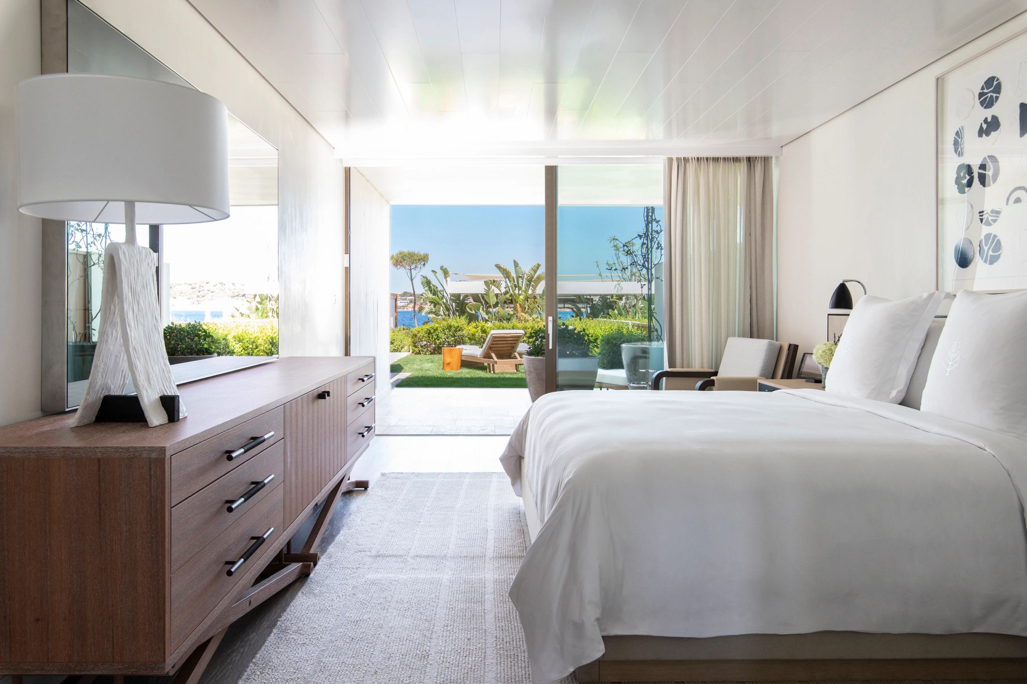 Nafsika Sea View Garden quarto com varanda - quarto com vista - vista mar