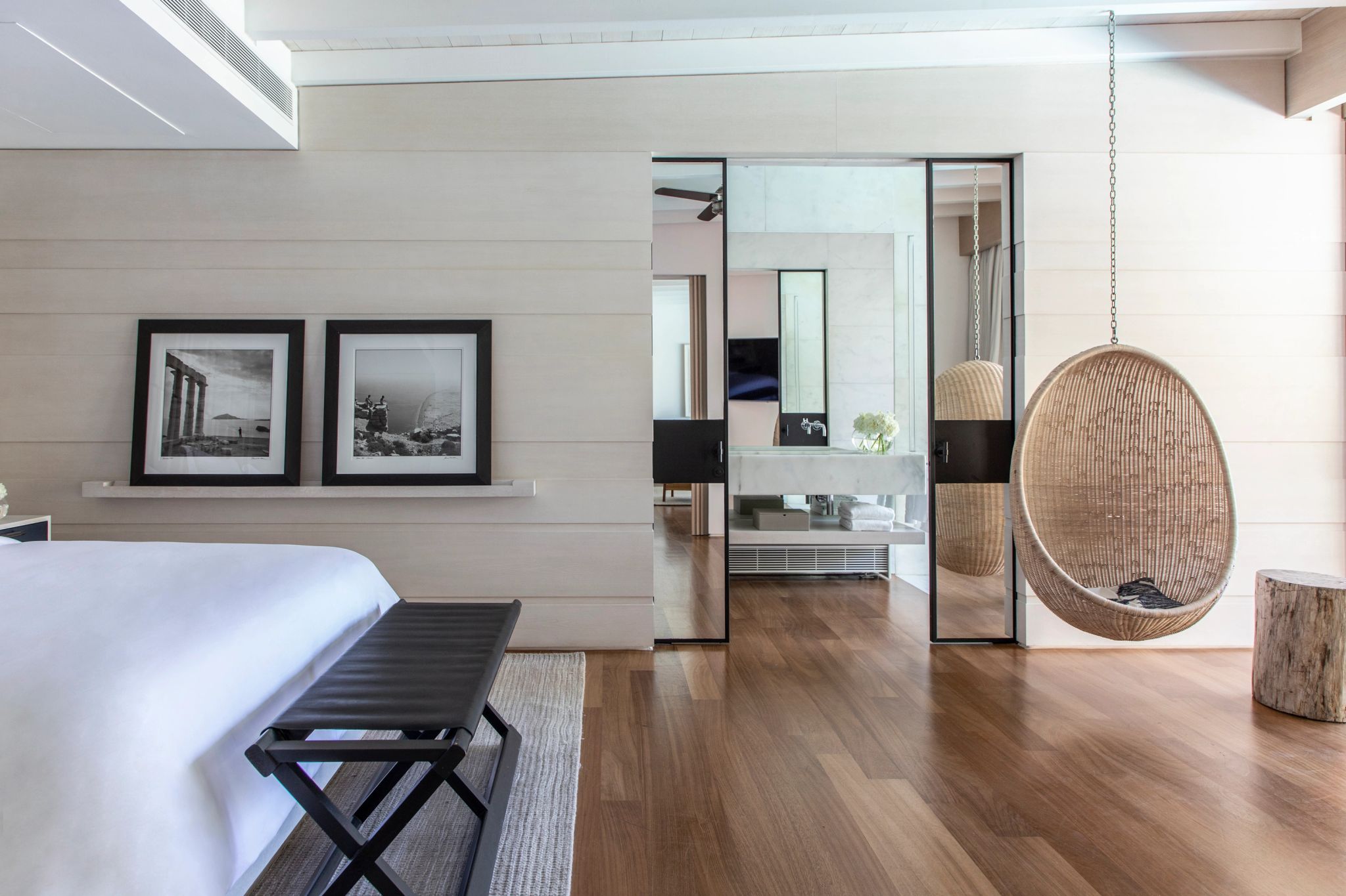 Garden View Bungalow Suite Pool decoraçao moderna - suite espaçosa - suite com sala