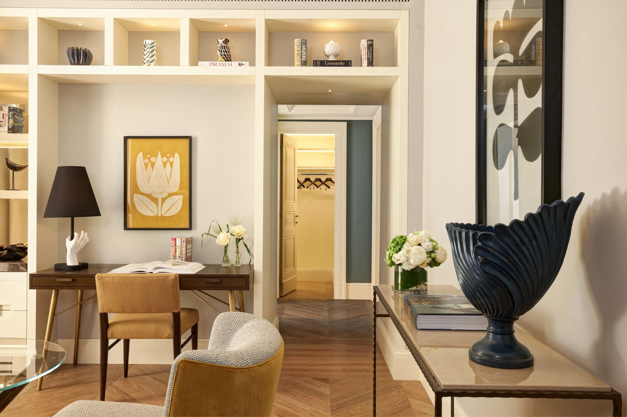 Superior  mesa de trabalho - decoraçao moderna - quarto moderno