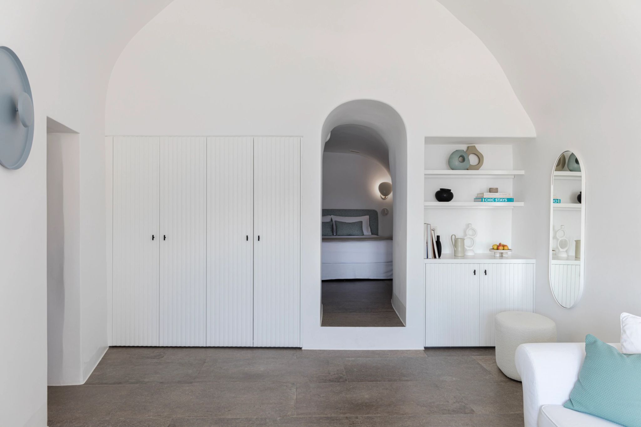 River Pool Suite suite de luxo - arquitetura grega - design moderno