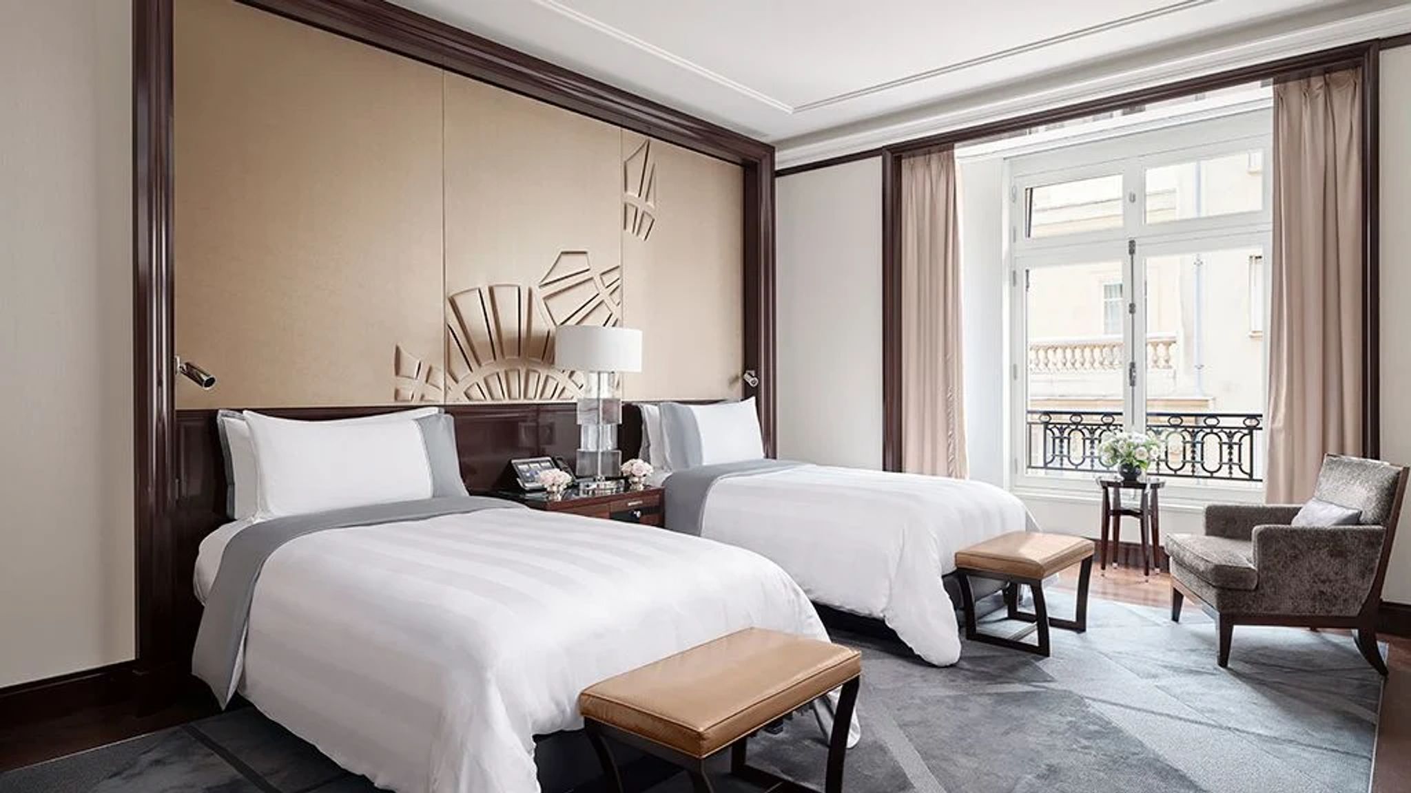 deluxe room - quartos the peninsula paris