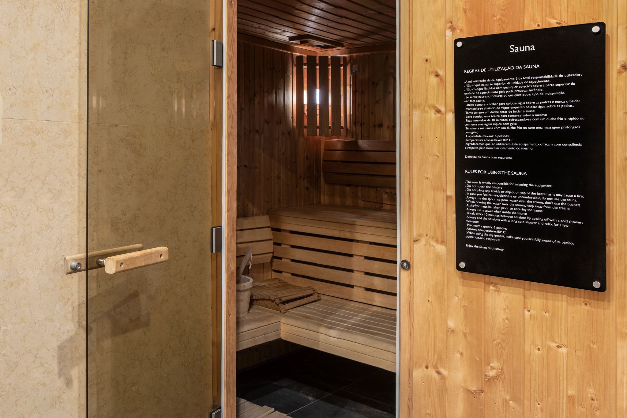 sauna - spa com sauna - spa moderno - bem estar