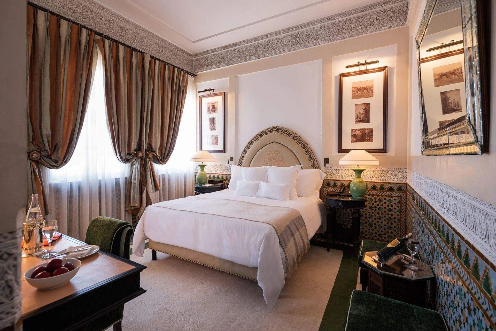 Superior chambre superieure mamounia - cama king marrakech - quarto zellige palace