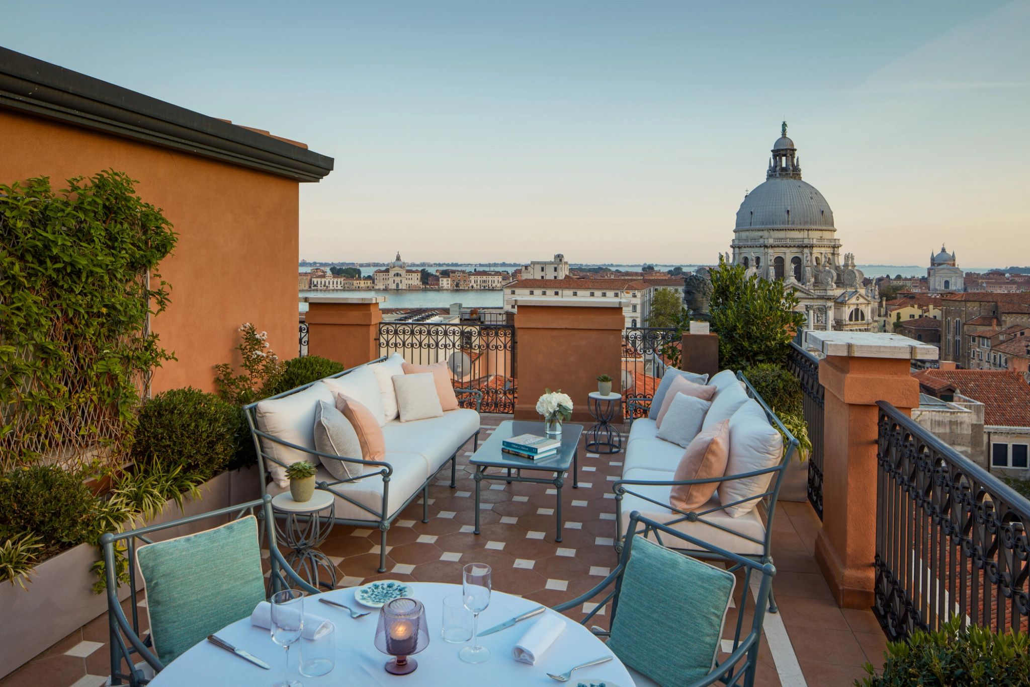 Penthouse Suite terraço cobertura – vista veneza – jantar com vista