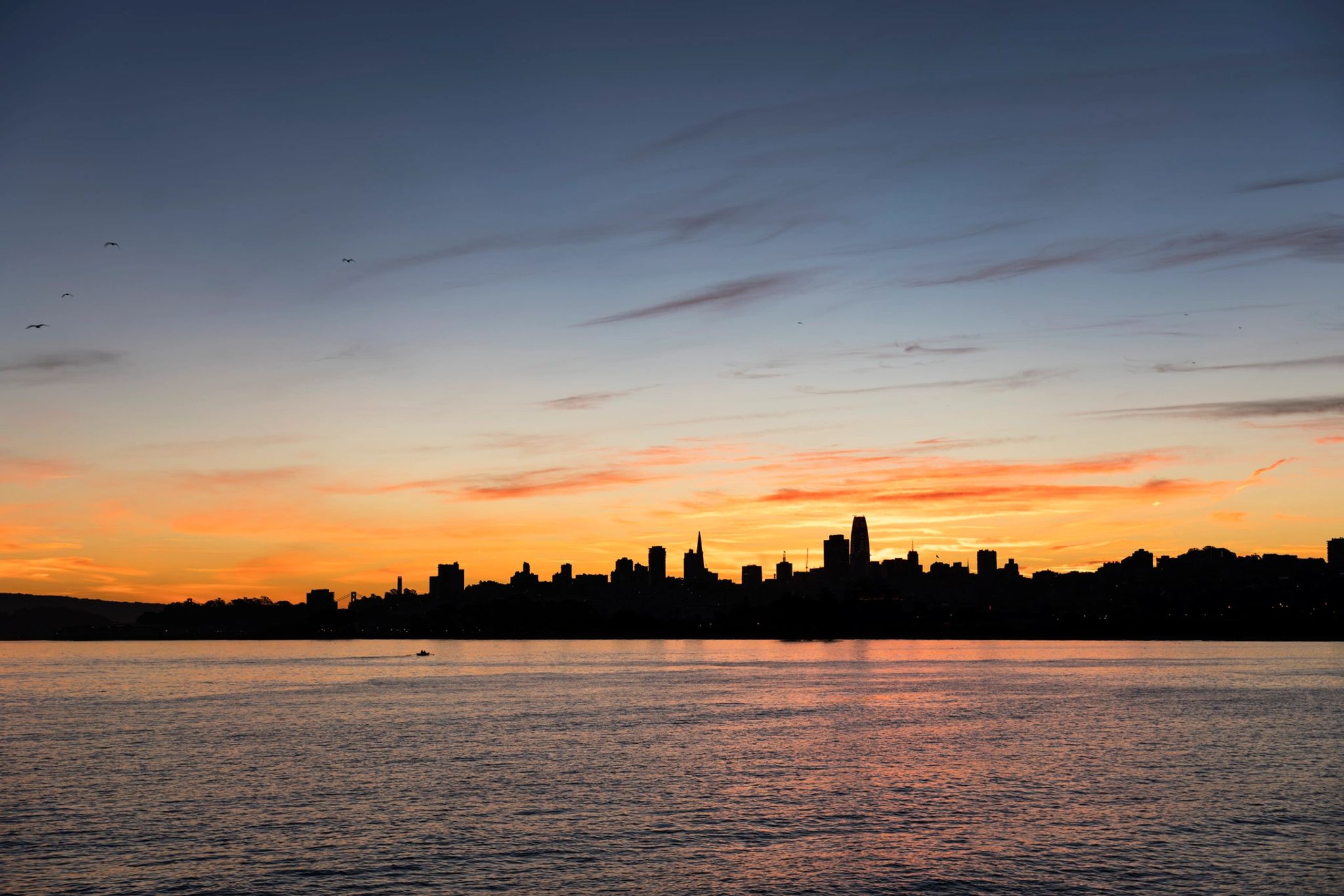 paisagem – vista por do sol – vista sao francisco