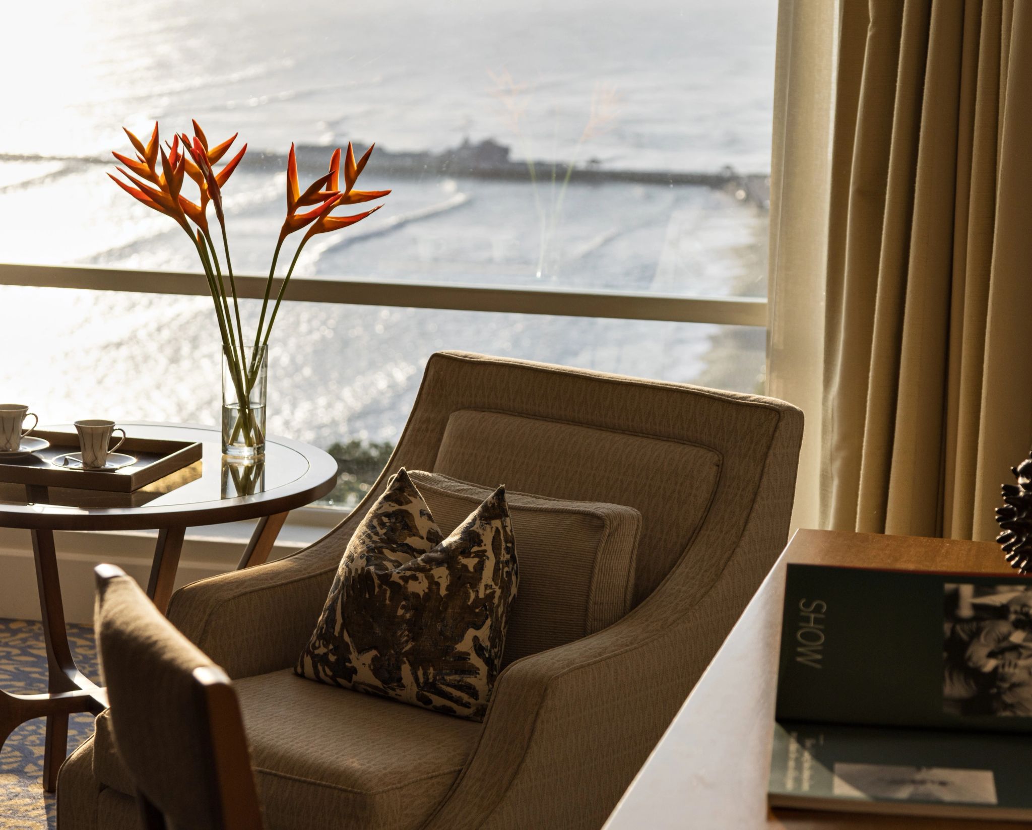 Club Ocean Deluxe Junior Suite poltrona confortavel - suite vista mar - sala de estar