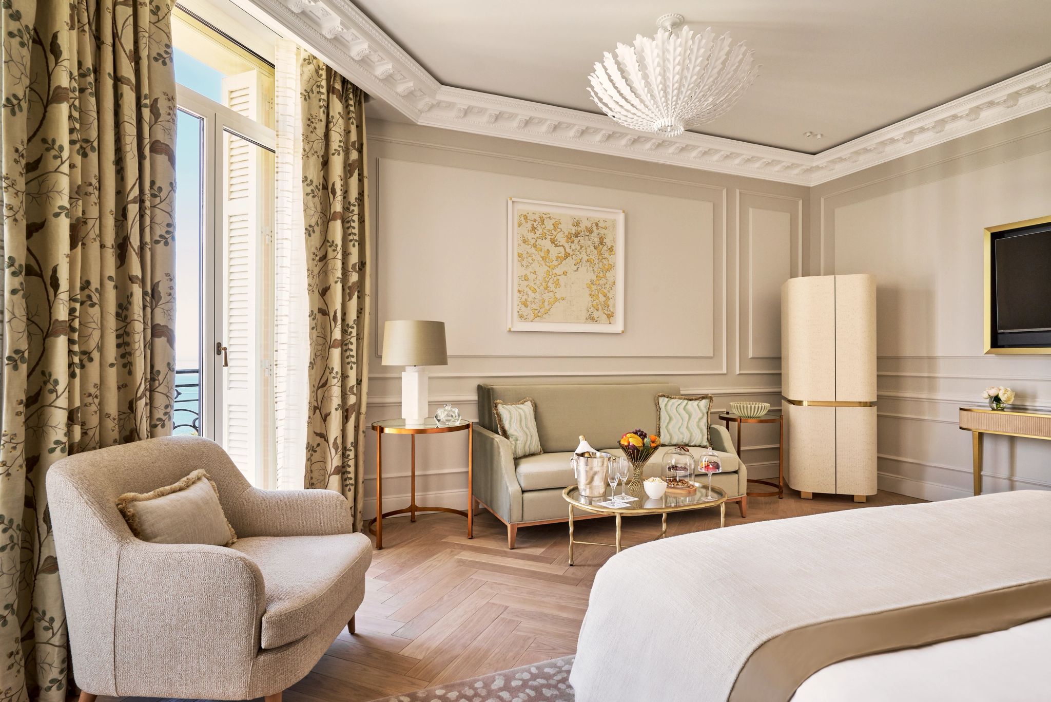 junior suite luxo - cama king confortavel - quarto com vista