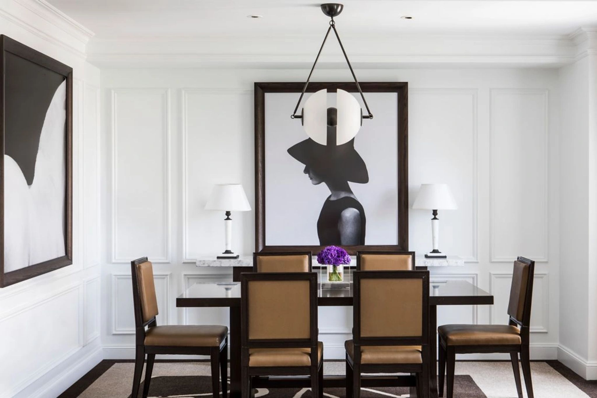 mesa de jantar - suite do hotel - decoracao premium