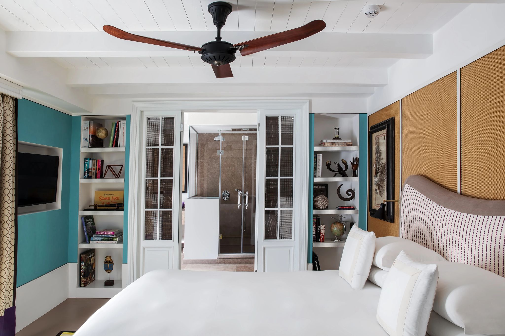 Junior Suite Garden View cama king - size – suite de luxo - decoracao moderna