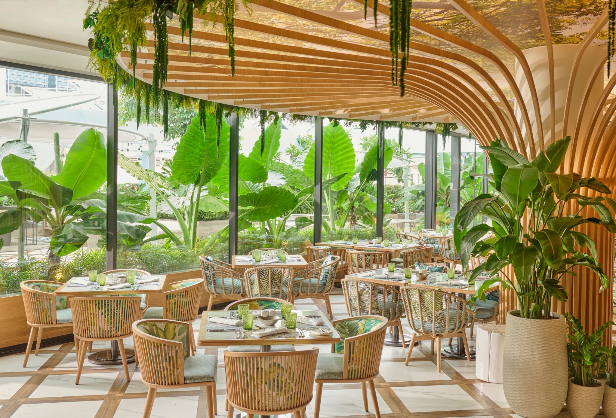 Restaurante Embu restaurante gourmet - cozinha internacional - decoraçao tropical - restaurante de hotel