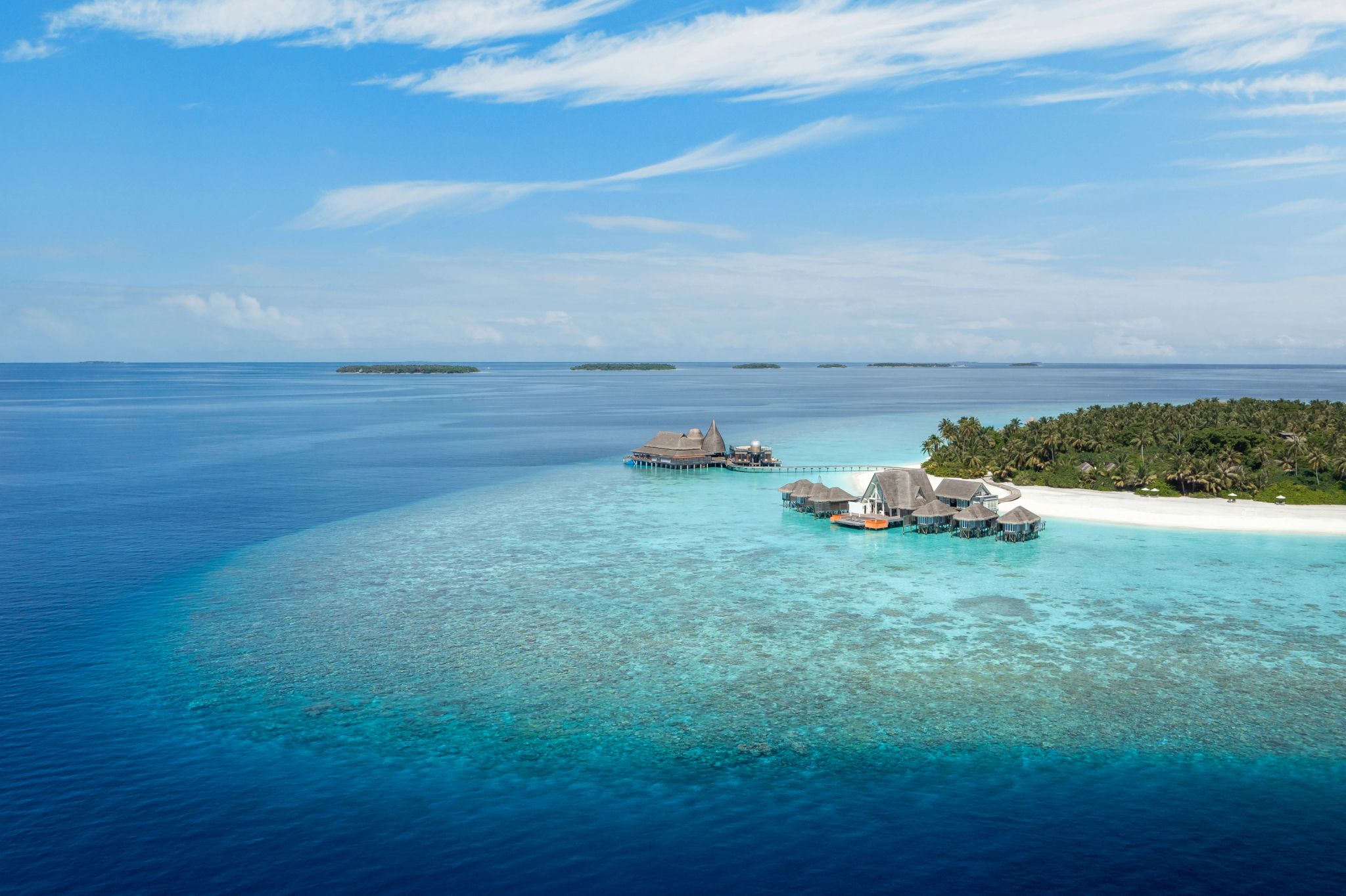 Exterior do Anantara Spa area externa spa - spa sob o mar - paisagem natural