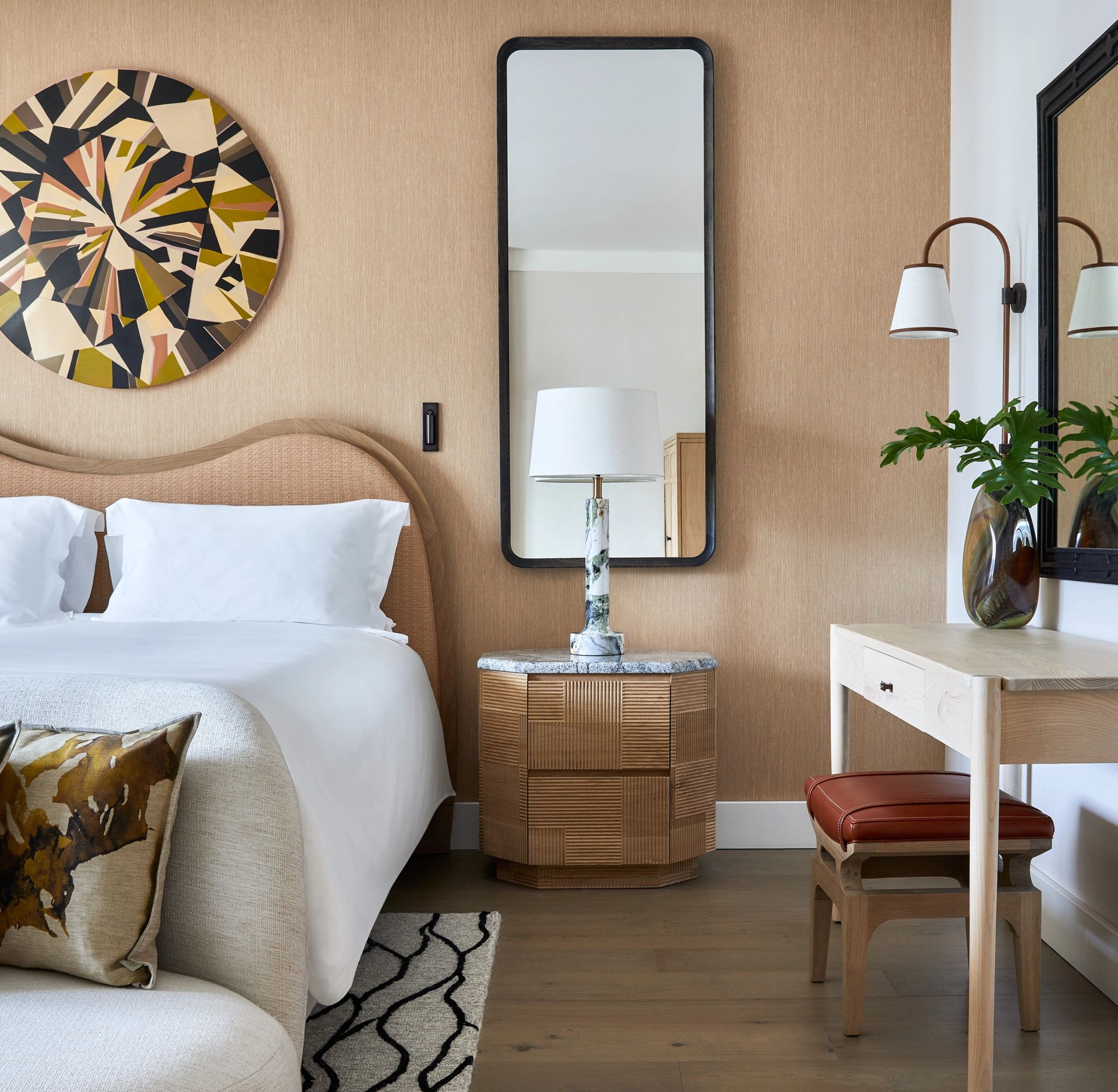 decoraçao afro - mandala africana - espelho corpo inteiro - design moderno