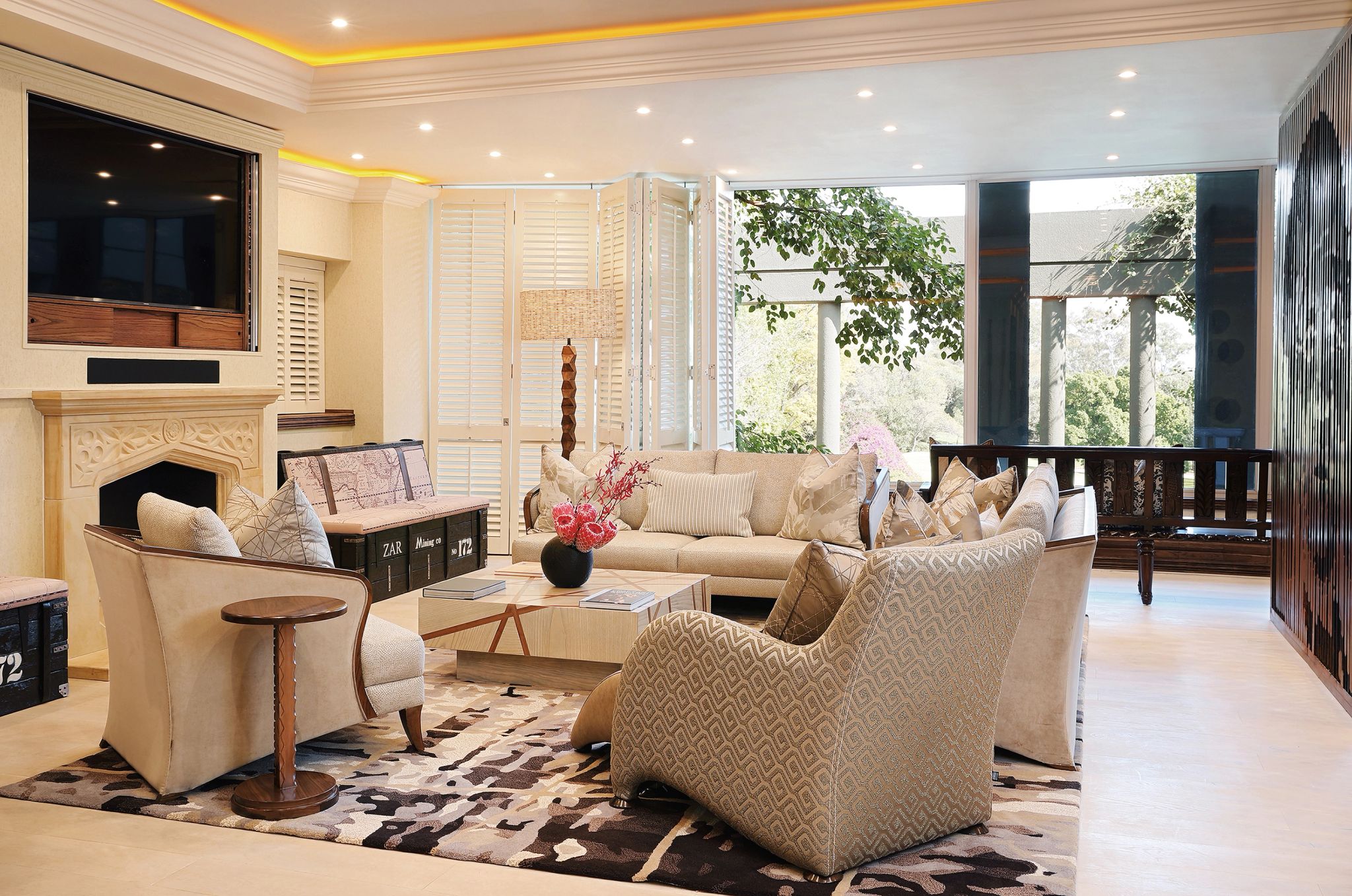 Nelson Mandela Platinum Suite suite platinum - quarto nelson mandela - sala de estar