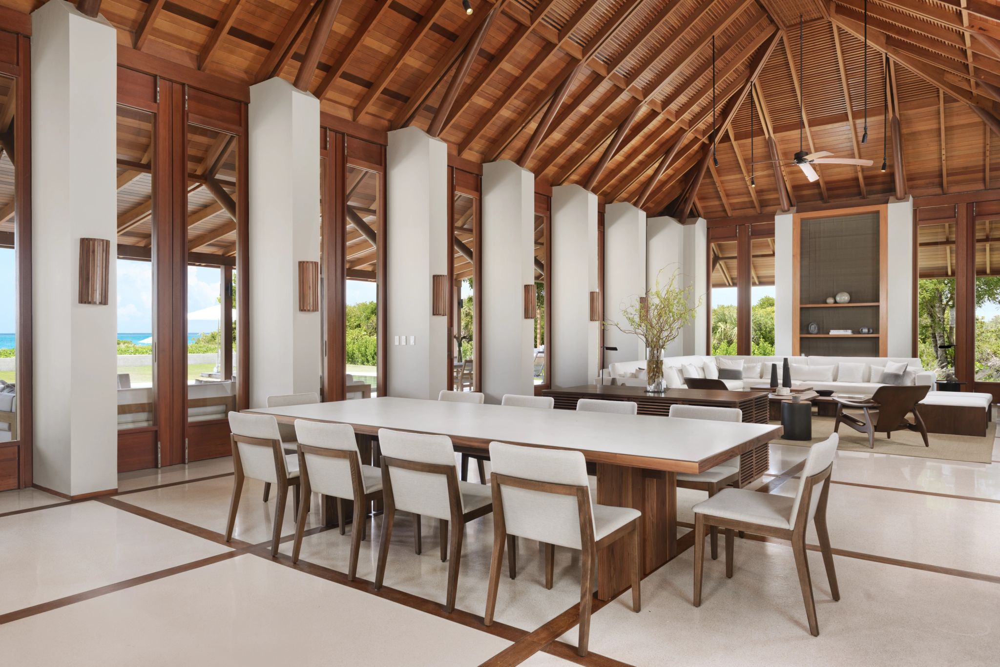 Five Bedroom Beach Sala Villa vila de luxo - sala de jantar