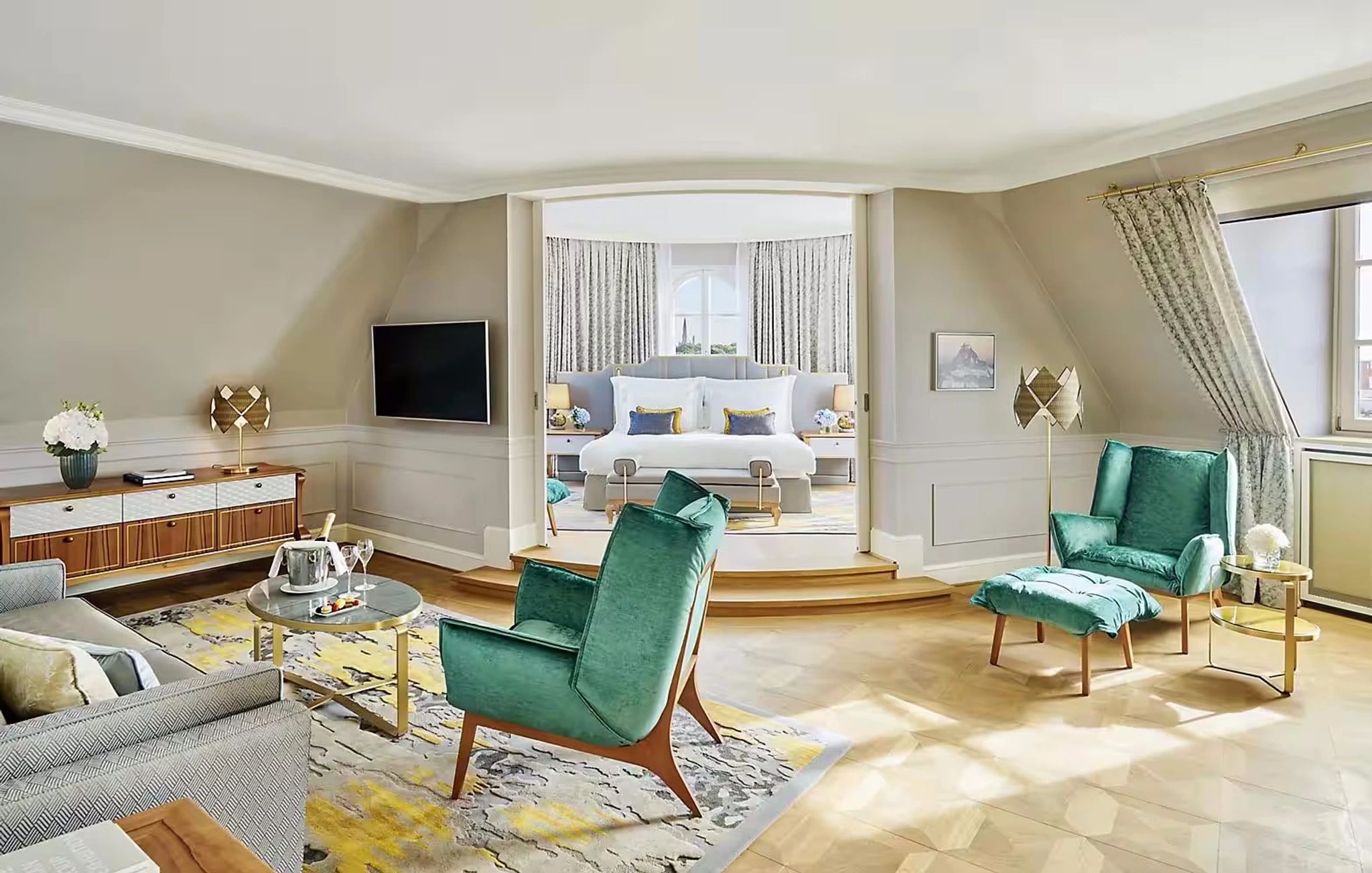 sala de estar – decoracao premium – suite de luxo