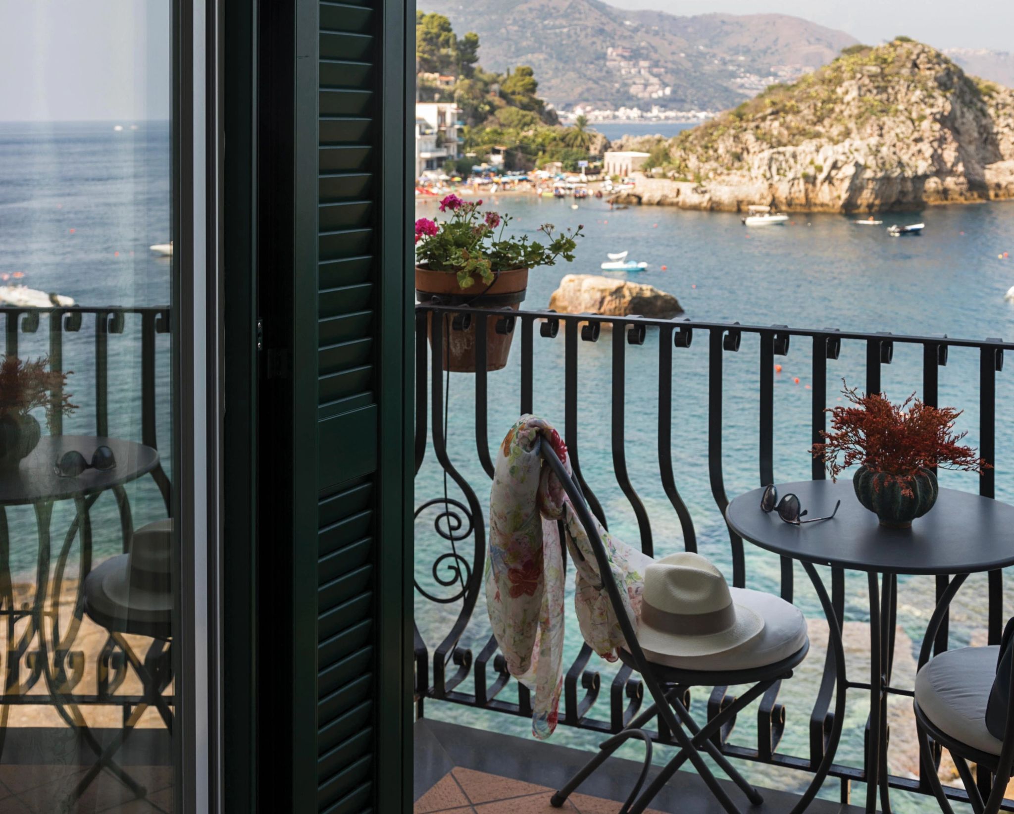 Superior Sea View quarto com varanda - vista mar - terraco mobiliado