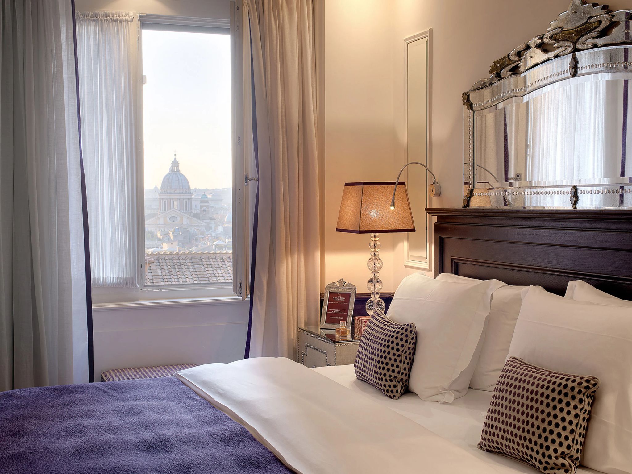 suite de luxo - melhores suites de roma - suite com vista