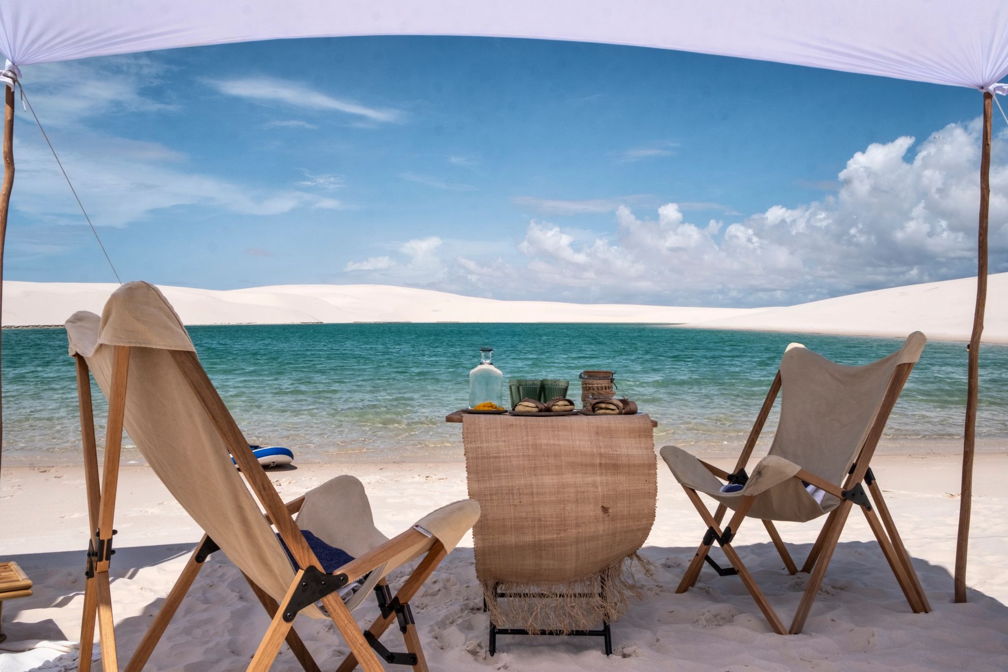 cadeiras de praia - lazer ao ar livre - atividades de lazer - lençois maranhenses