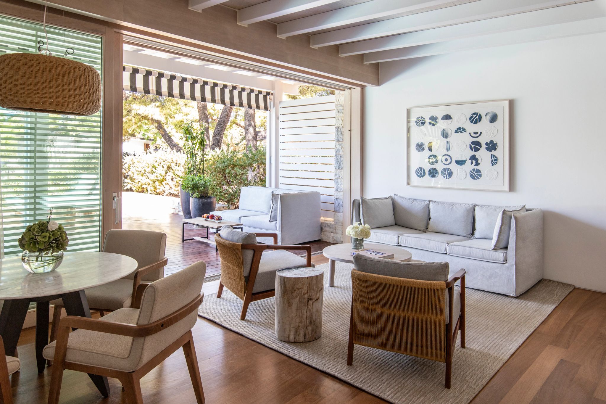 Garden View Bungalow Suite Pool sala de estar - area gourmet - sala vista jardim