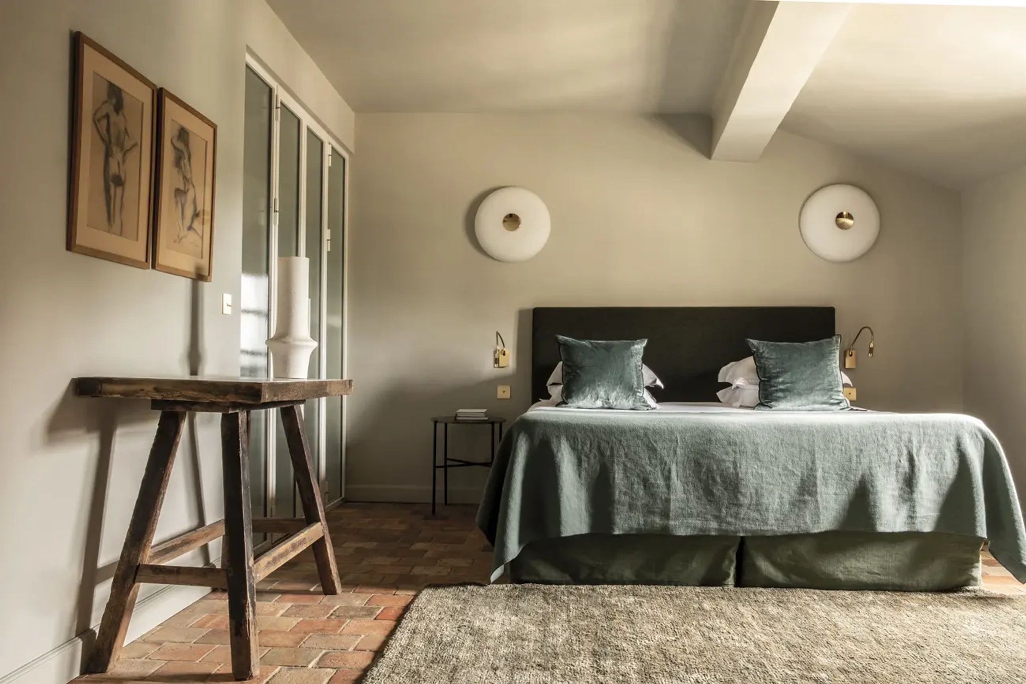 Quarto do Hotel quarto design hotel – suite moderna elegante – hospedagem luxo provence