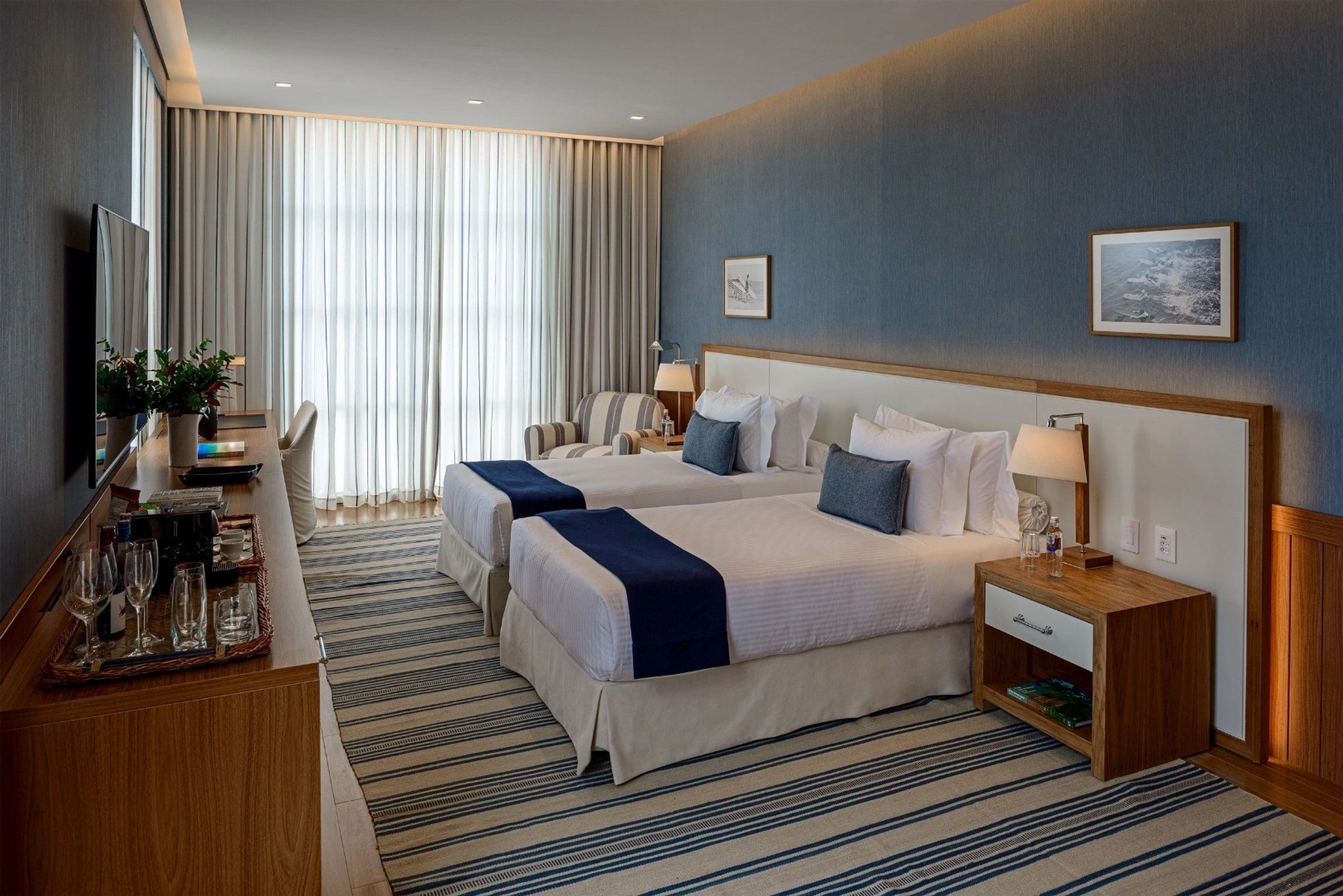 Superior Twin quarto twn - quarto com duas camas - quarto espaçoso