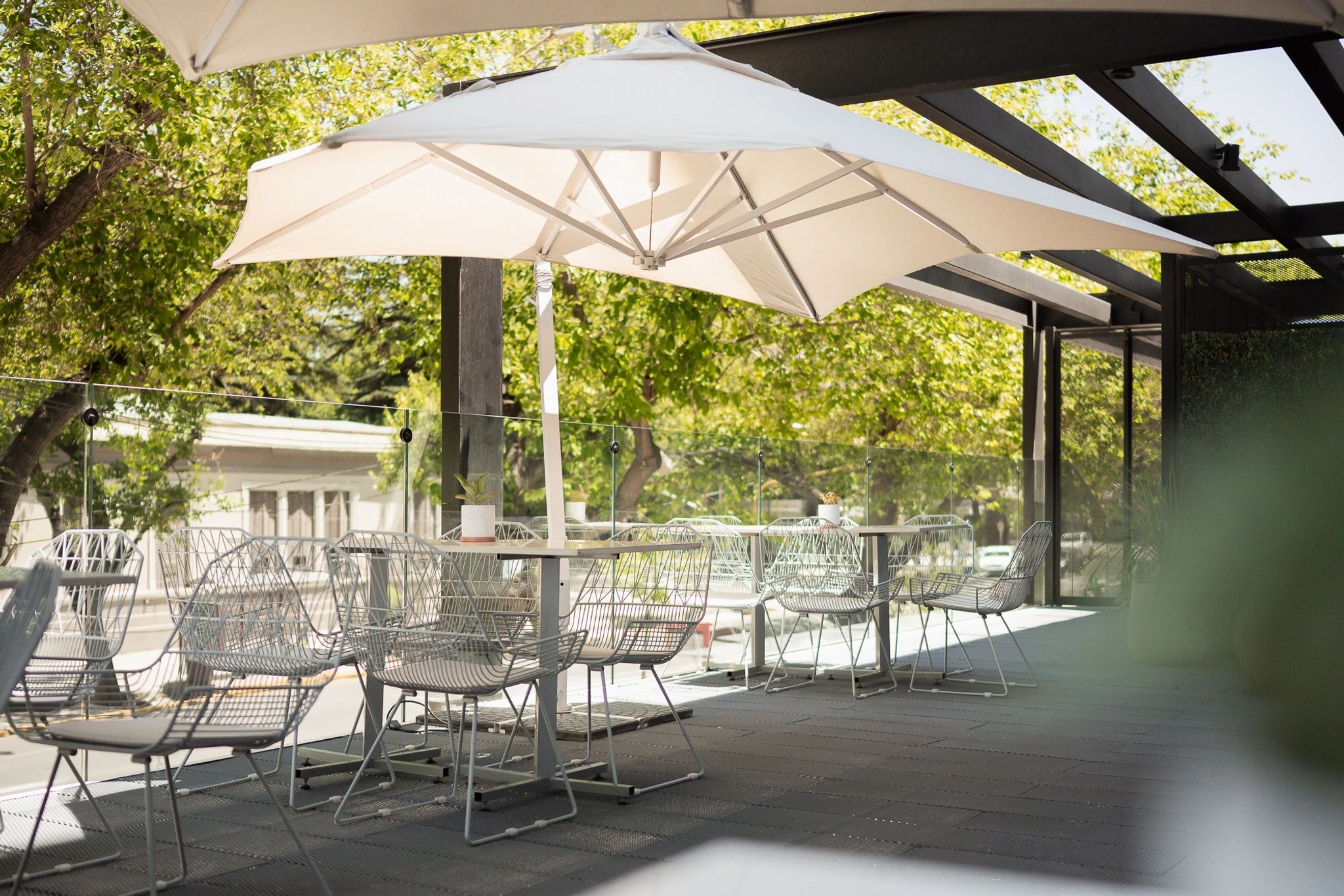 refeiçao ao ar livre - area gourmet - restaurante com terraço