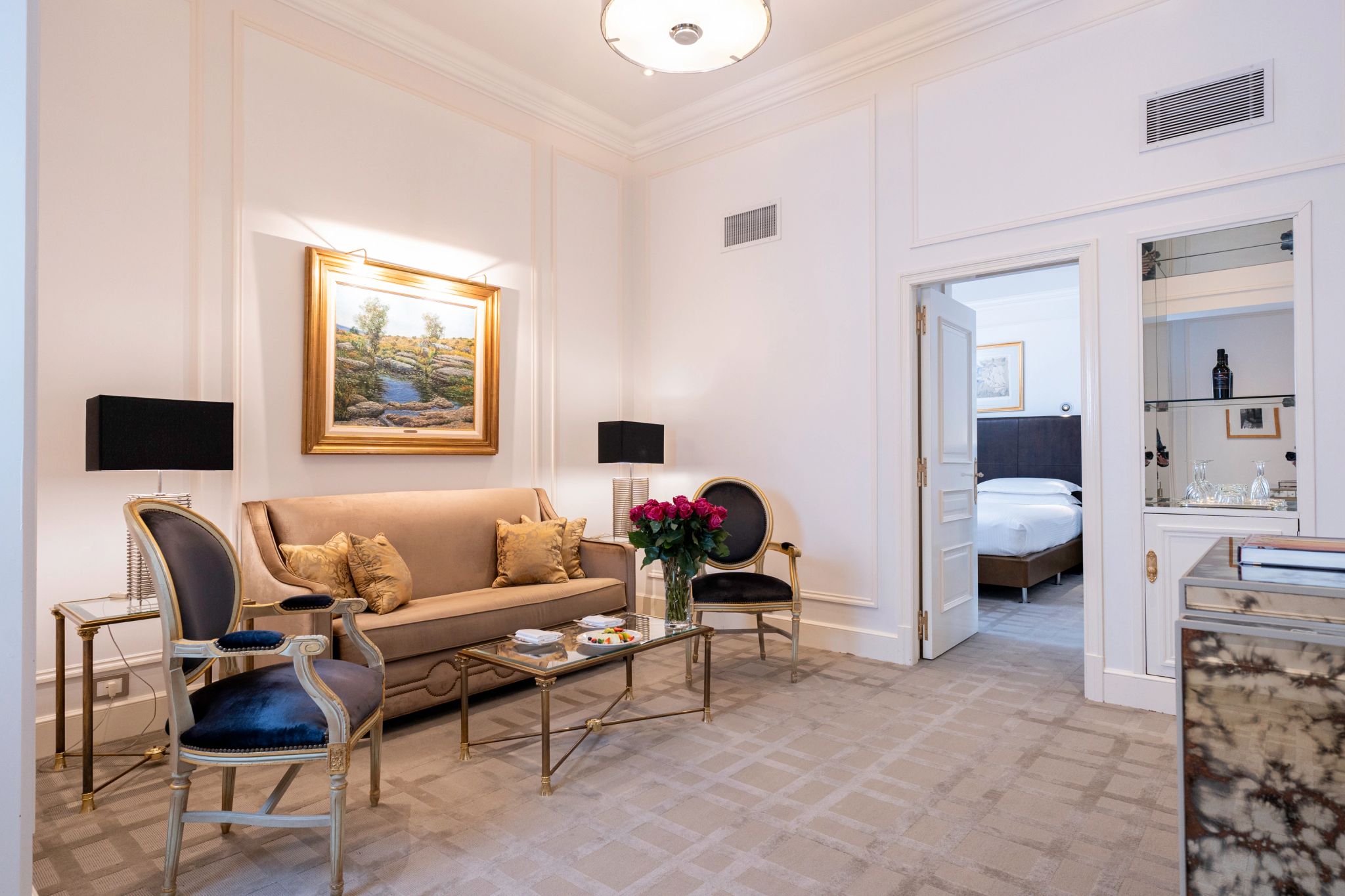 Luxury Lounge Suite sala de estar - sofa confortavel - sala chique